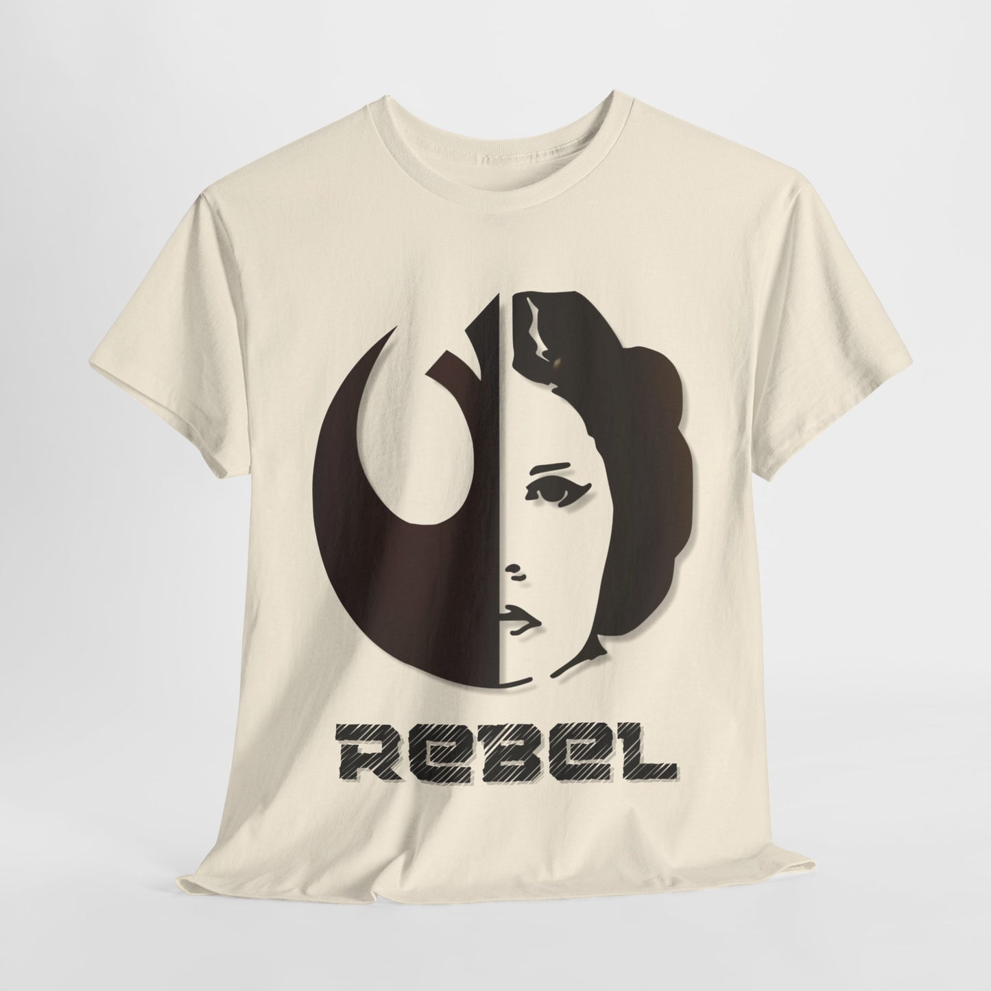 Rebel Leia Tagless Heavy Cotton Tee