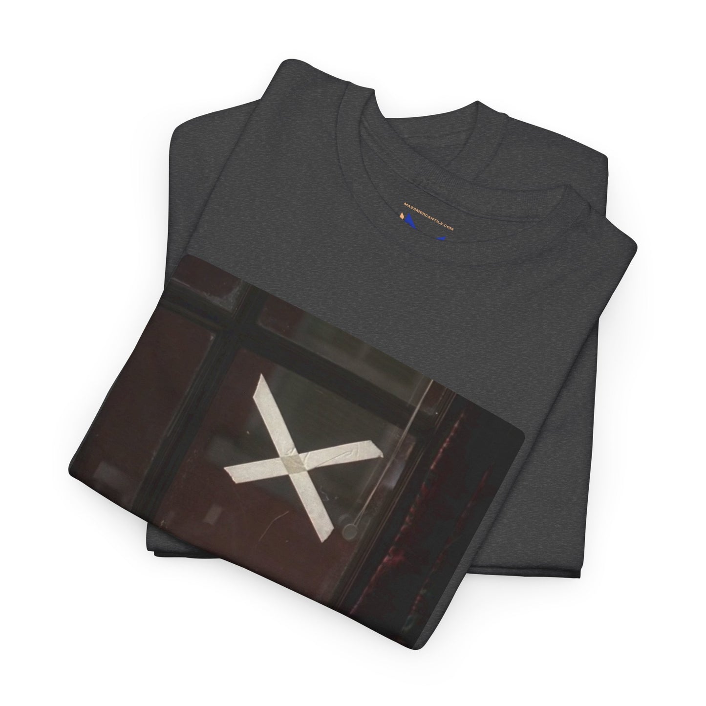 X Window Tagless Heavy Cotton Tee - Front