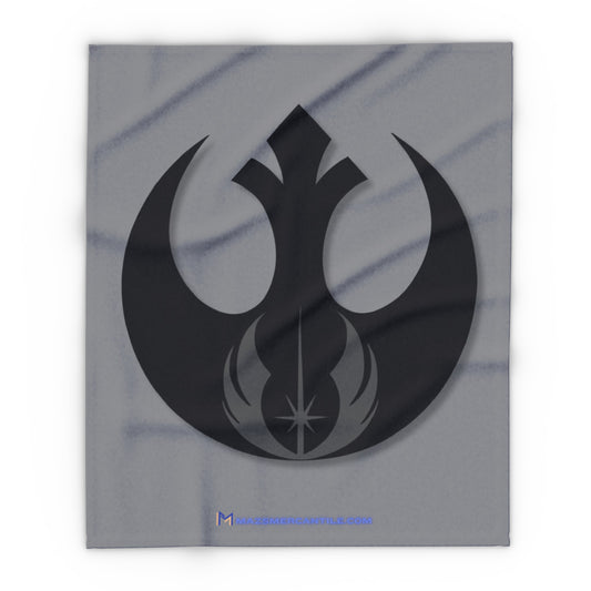 Rebel Jedi Arctic Fleece Blanket - Grey