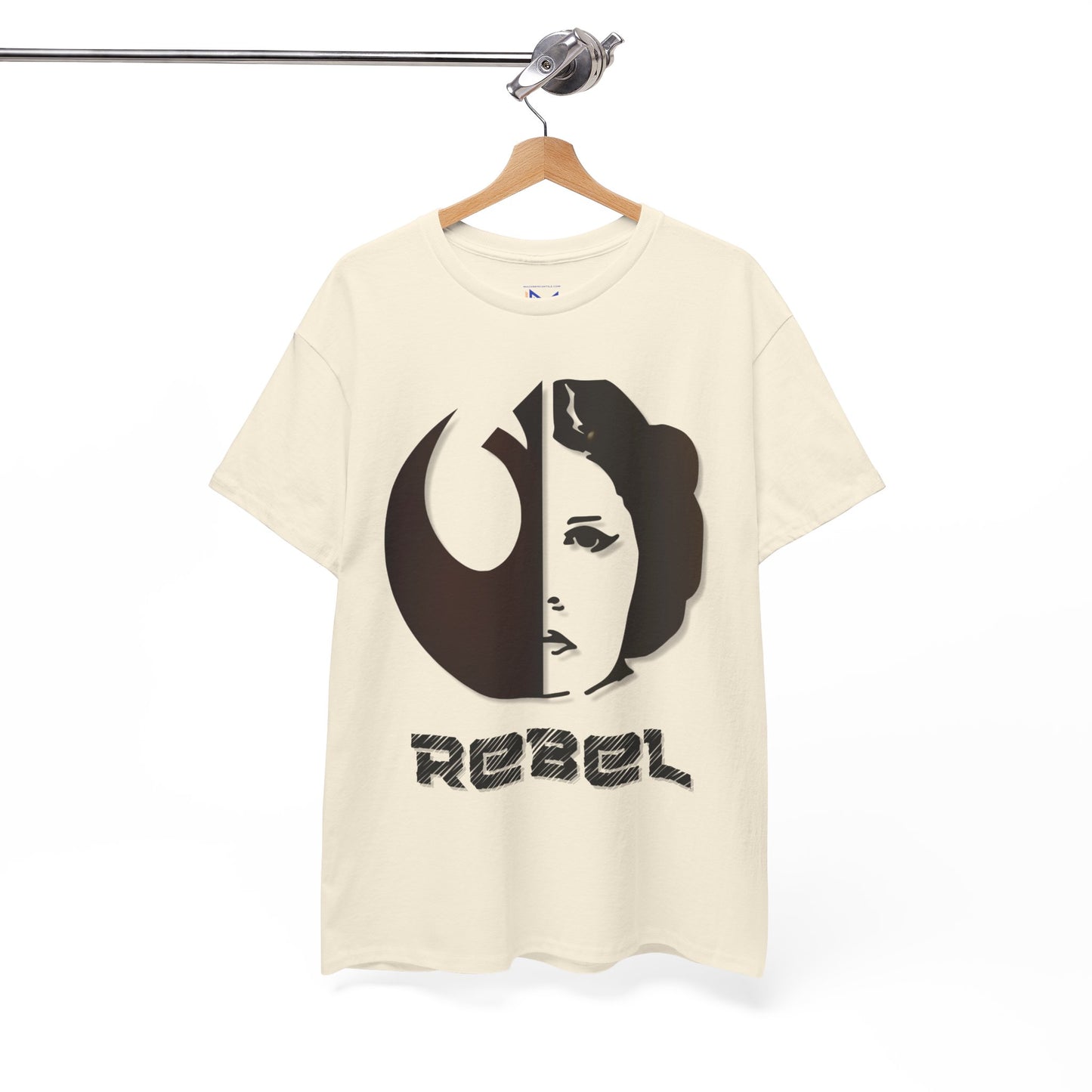 Rebel Leia Tagless Heavy Cotton Tee