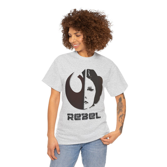 Rebel Leia Tagless Heavy Cotton Tee