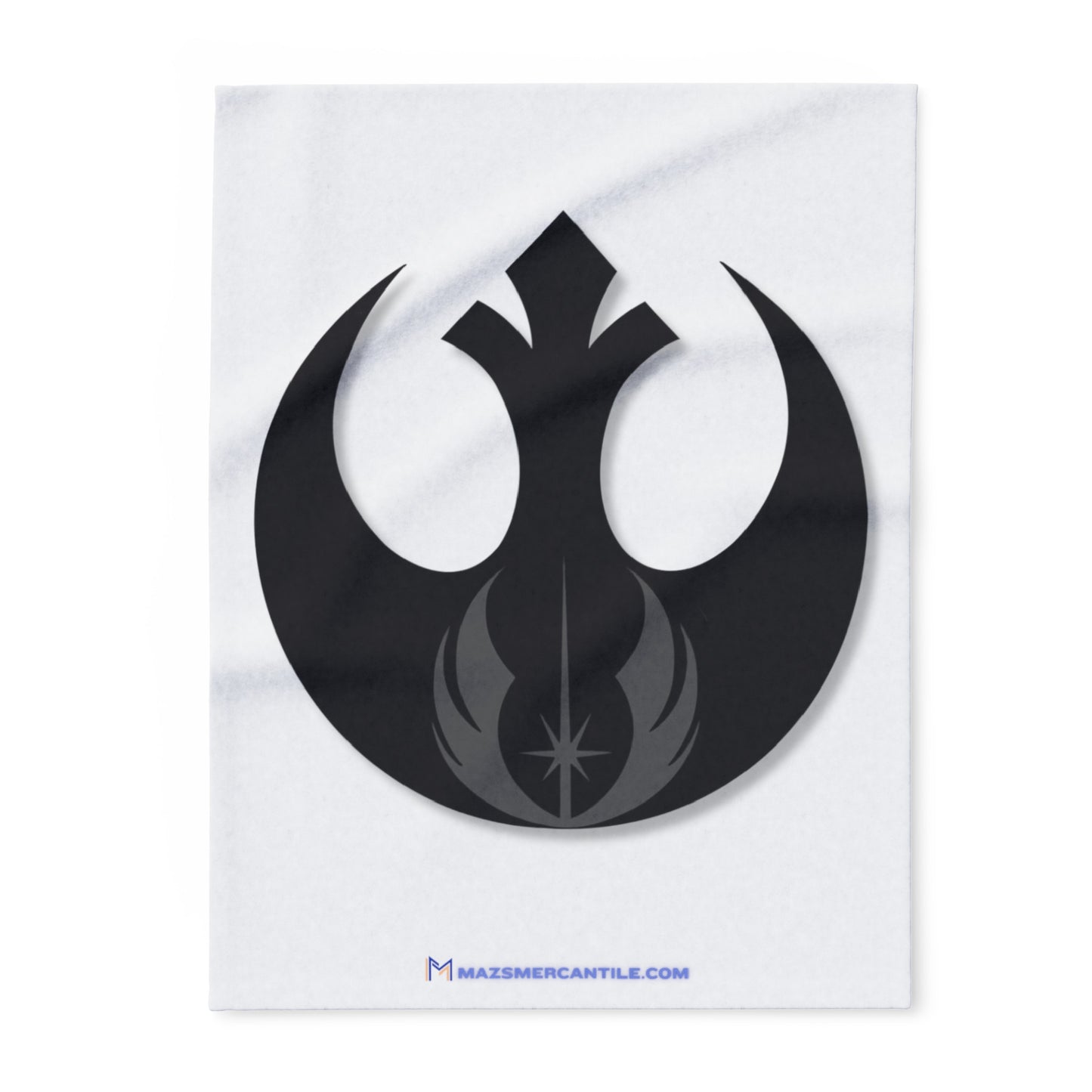 Rebel Jedi Arctic Fleece Blanket - White