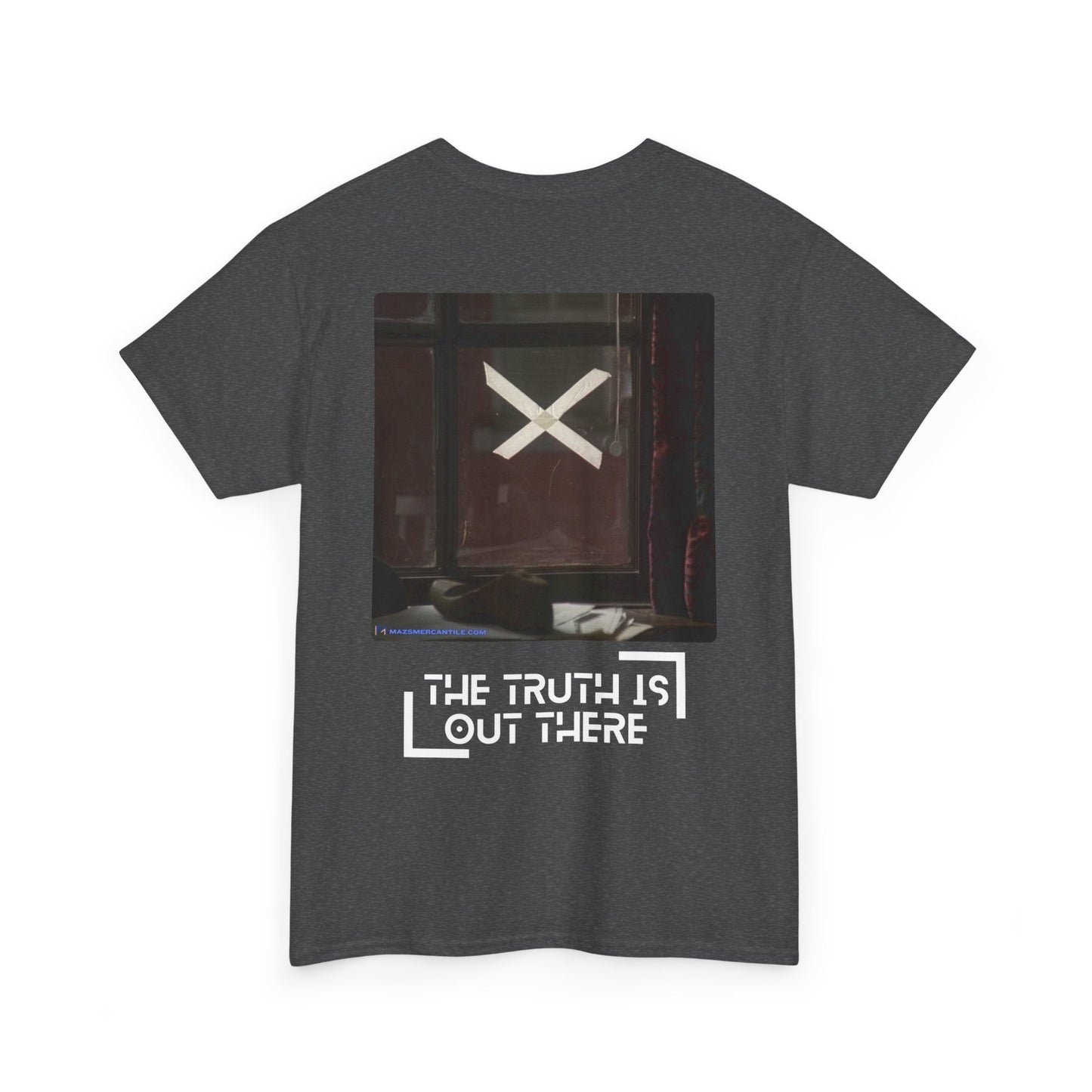 X Window Tagless Heavy Cotton Tee - Back