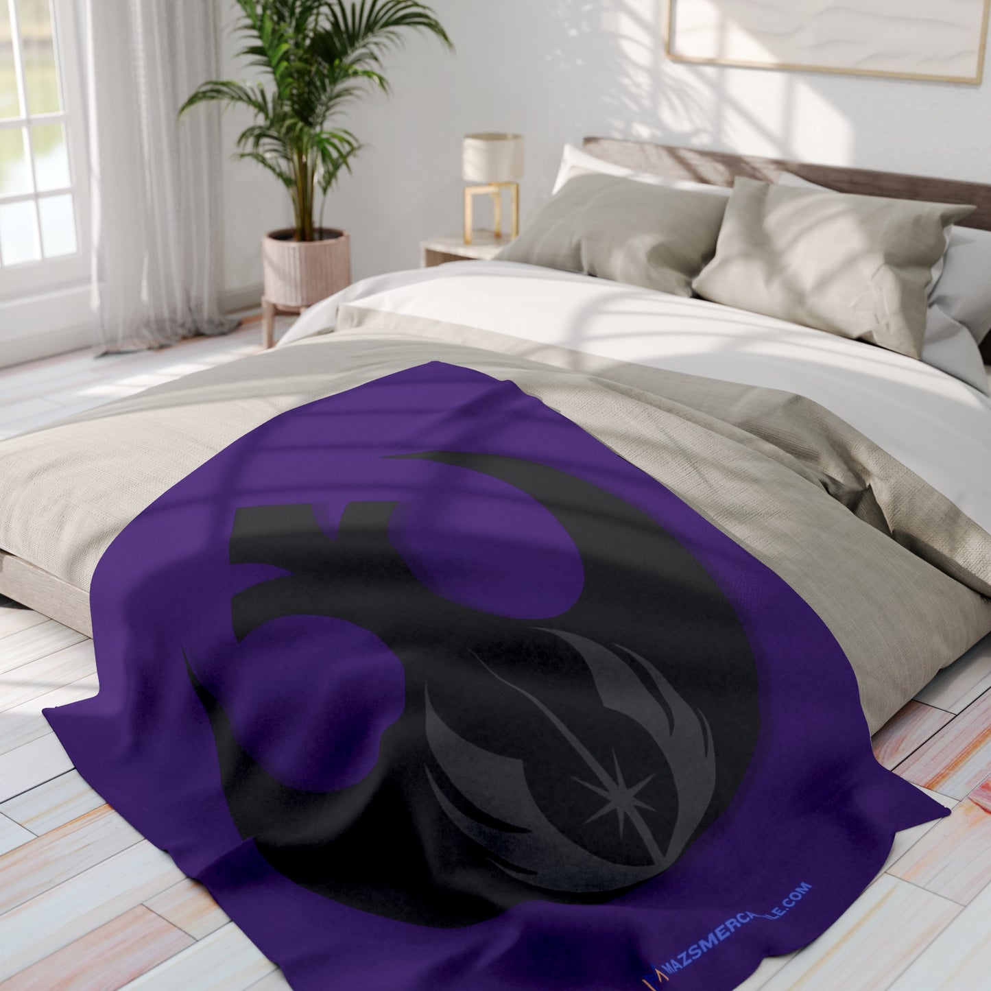 Rebel Jedi Arctic Fleece Blanket - Purple