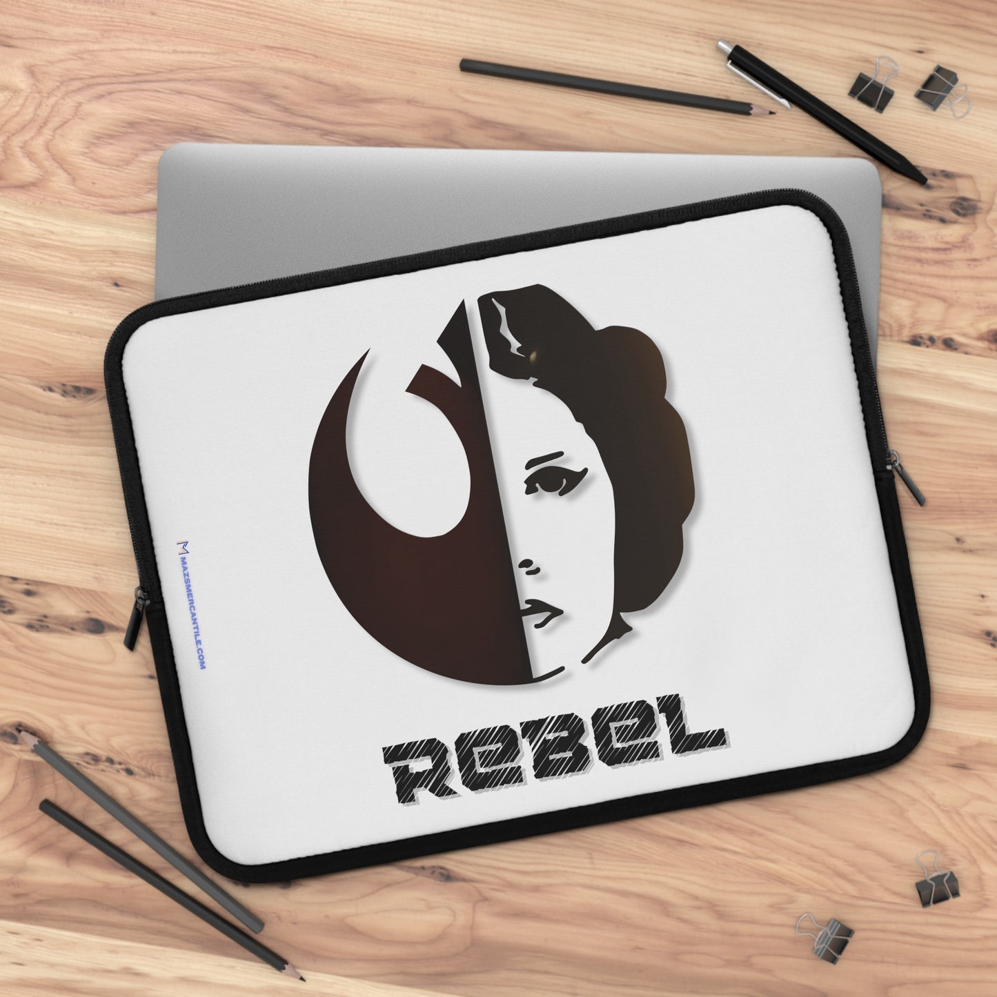 Rebel Leia Tablet/Laptop Sleeve - White