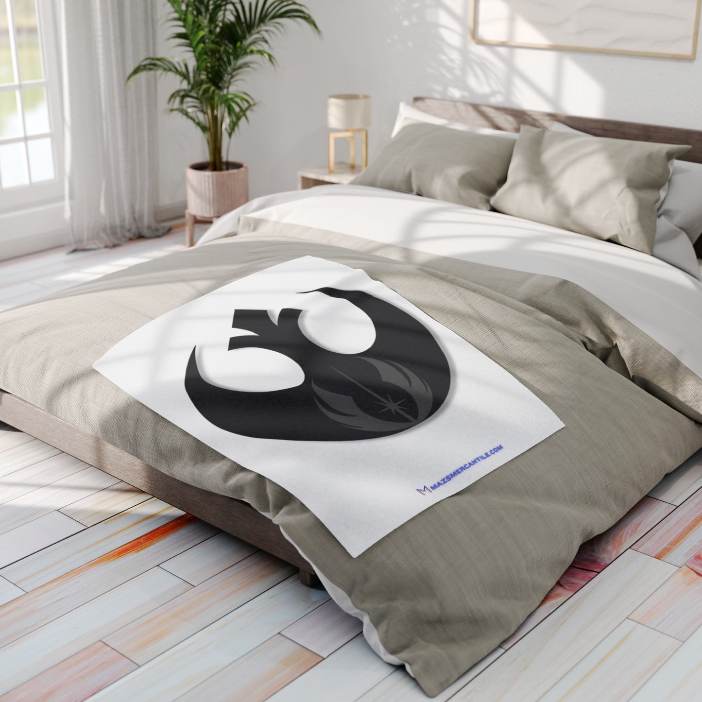 Rebel Jedi Arctic Fleece Blanket - White