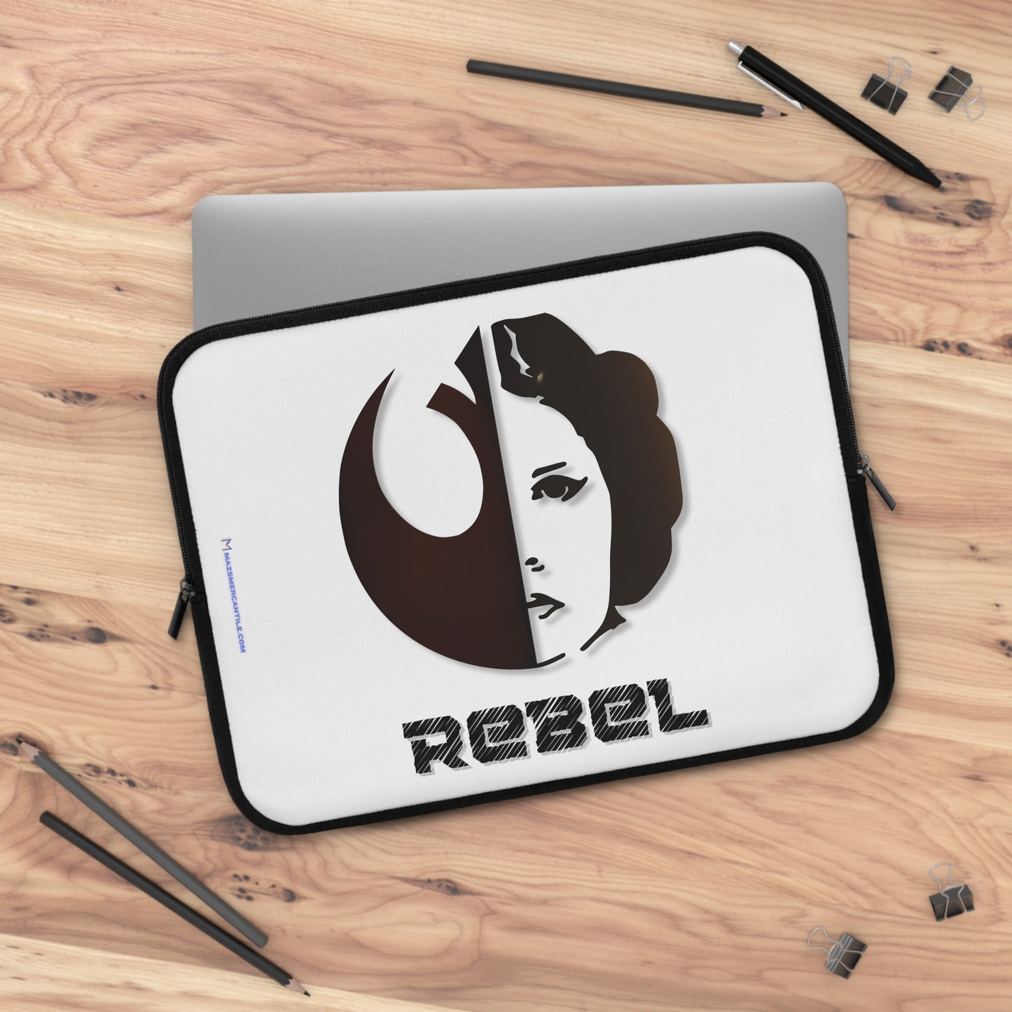 Rebel Leia Tablet/Laptop Sleeve - White