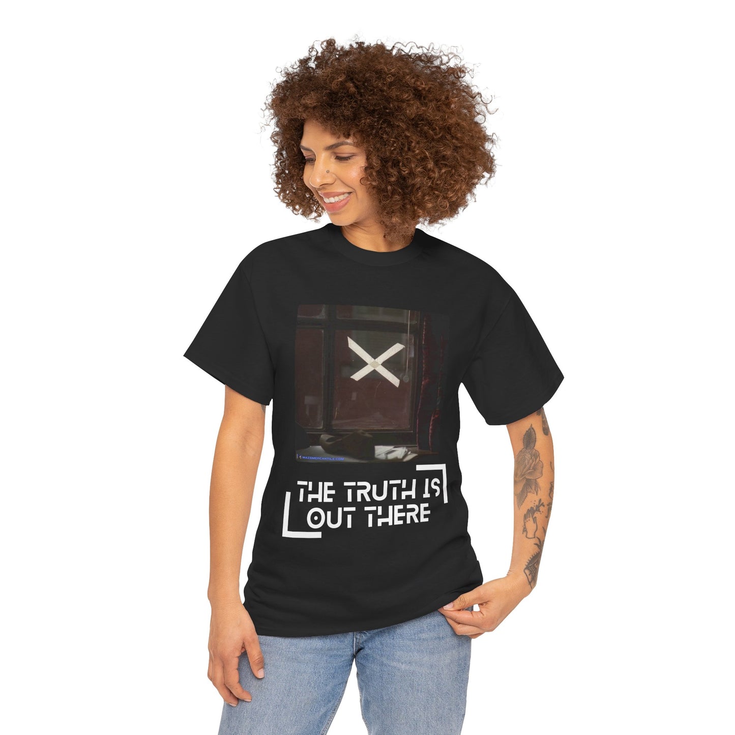 X Window Tagless Heavy Cotton Tee - Front