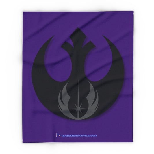 Rebel Jedi Arctic Fleece Blanket - Purple