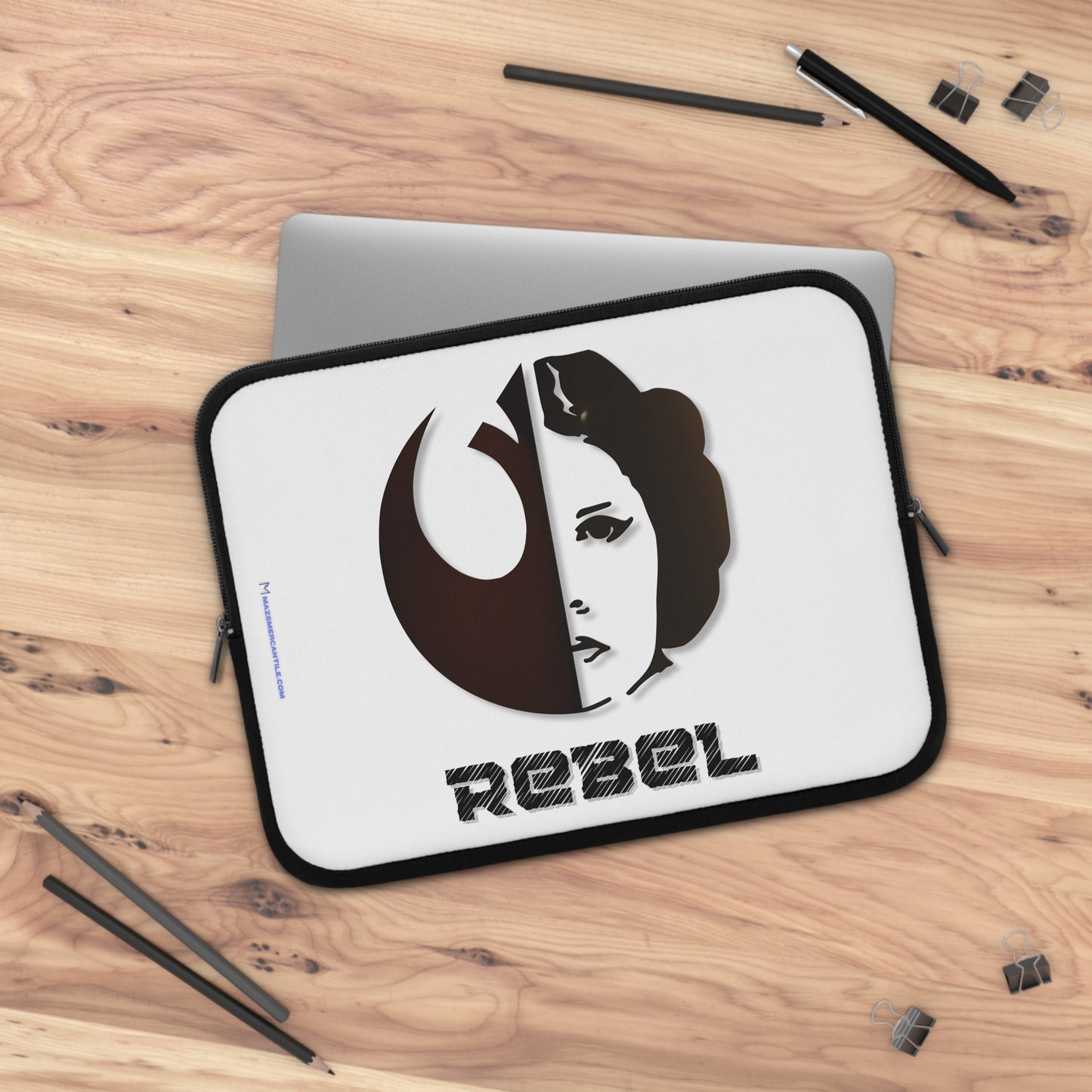 Rebel Leia Tablet/Laptop Sleeve - White