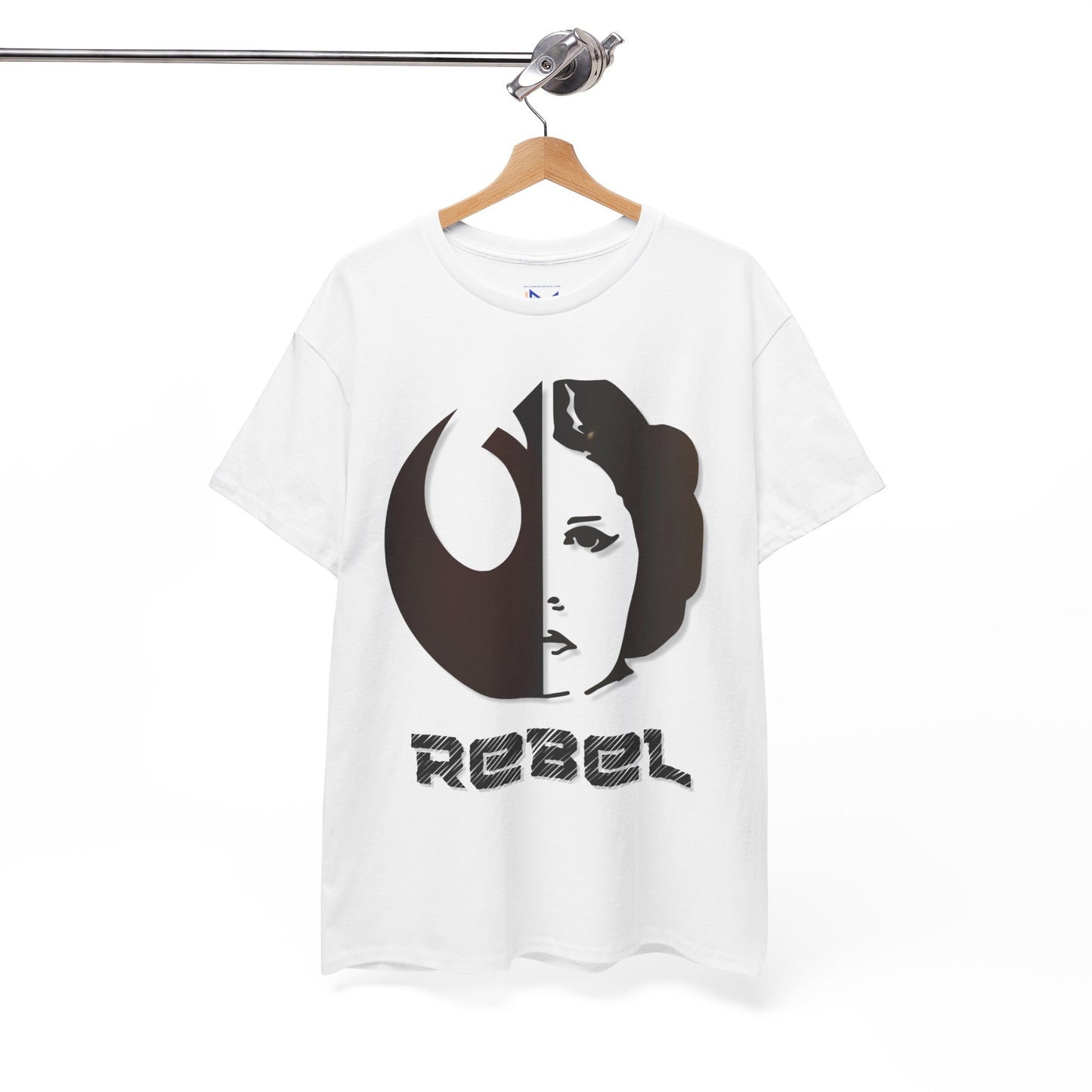 Rebel Leia Tagless Heavy Cotton Tee