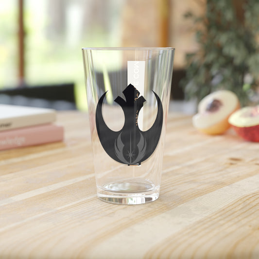 Rebel Jedi Pint Glass, 16oz