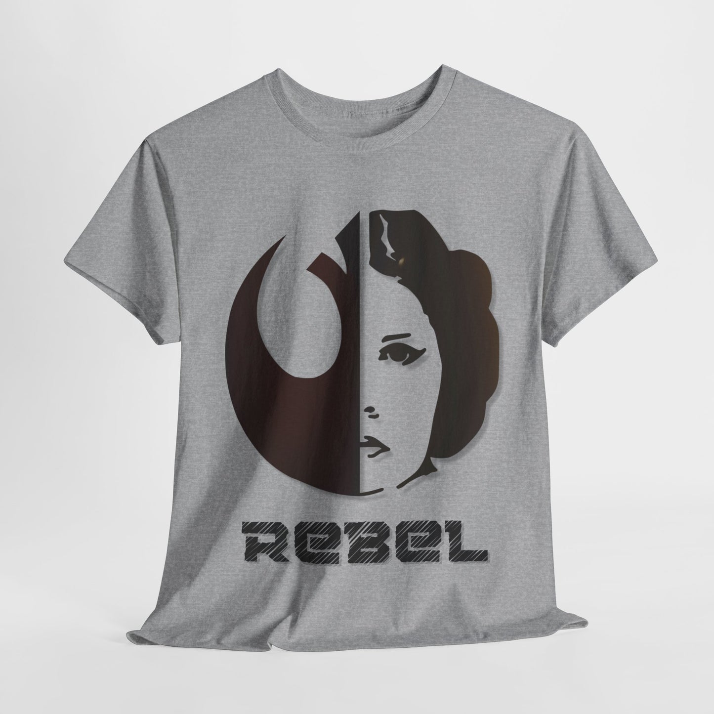 Rebel Leia Tagless Heavy Cotton Tee