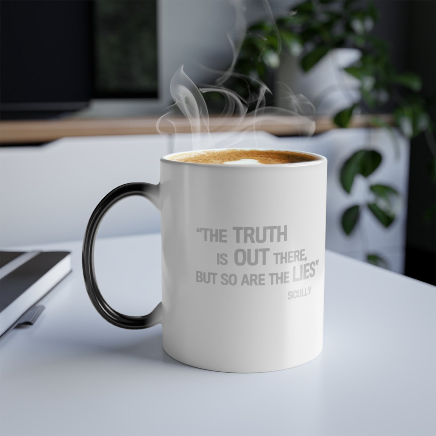 Truth and Lies Are Out There X Morphing Mug, 11oz