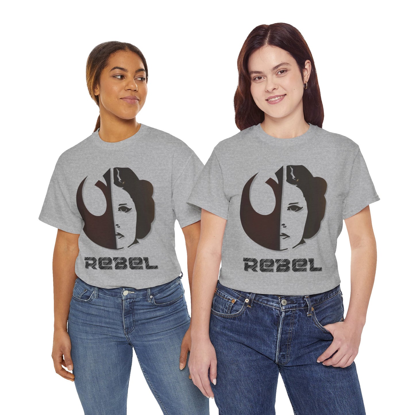 Rebel Leia Tagless Heavy Cotton Tee