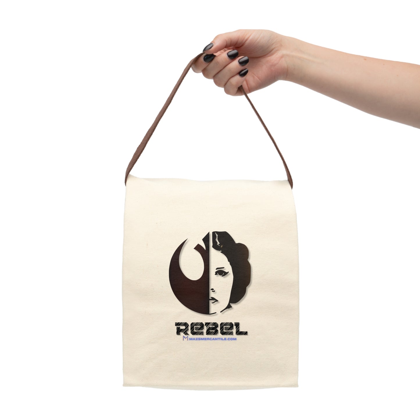 Rebel Leia Canvas Lunch Bag With Strap