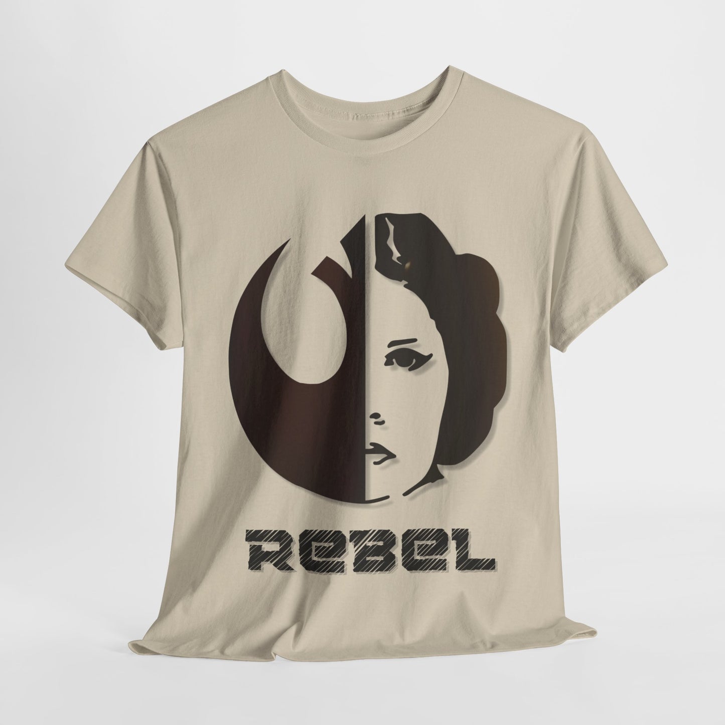 Rebel Leia Tagless Heavy Cotton Tee