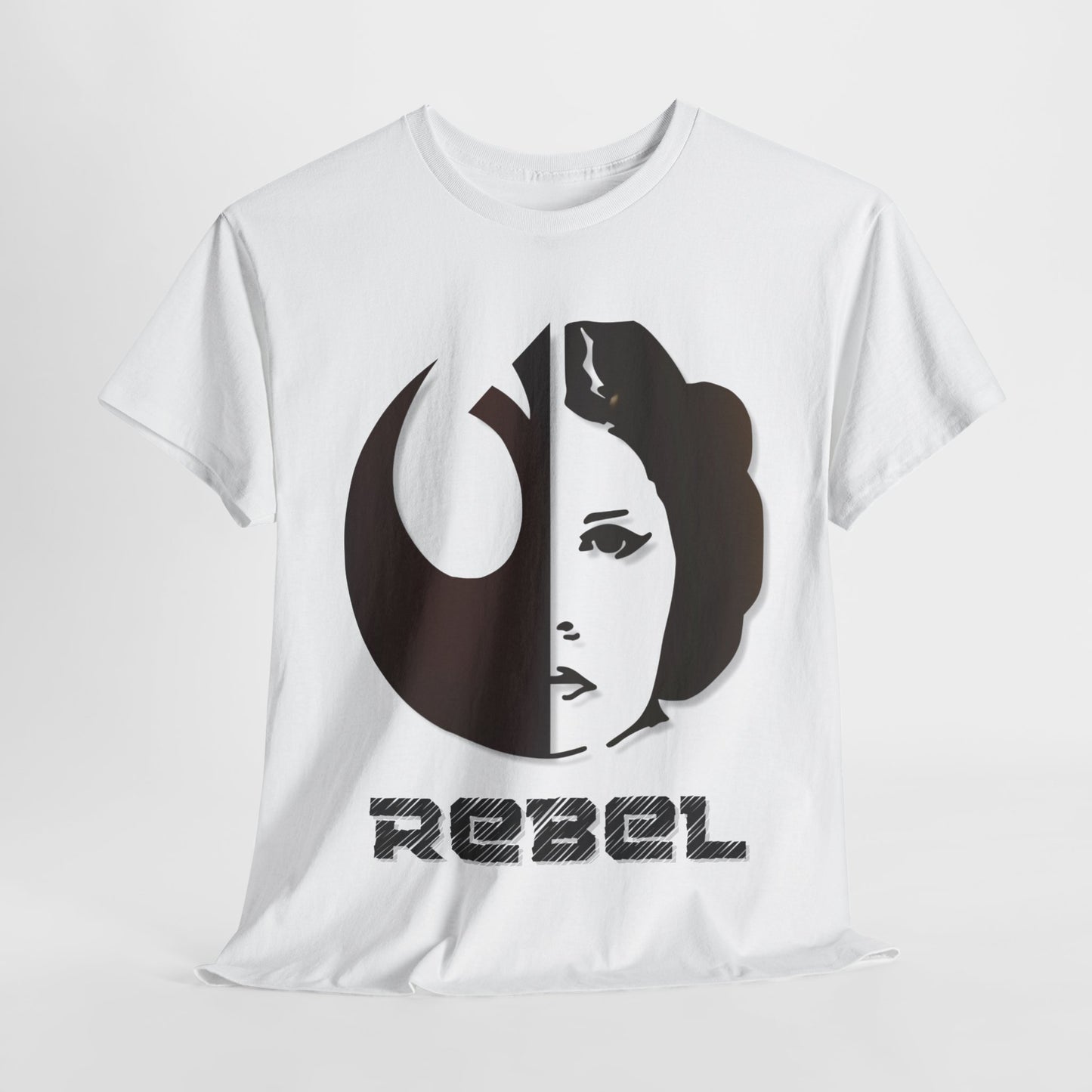 Rebel Leia Tagless Heavy Cotton Tee