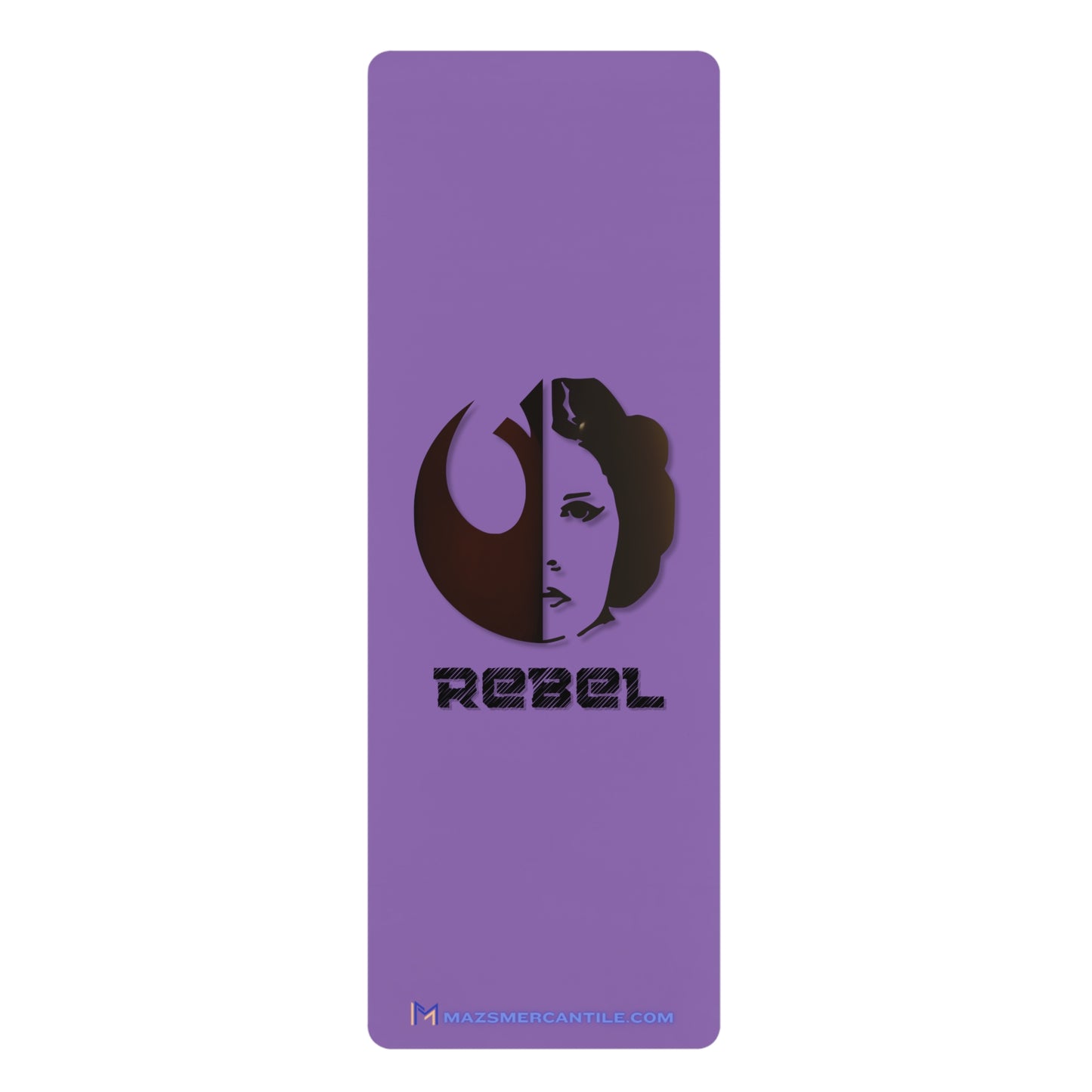 Rebel Princess Rubber Yoga Mat - Lt Purple