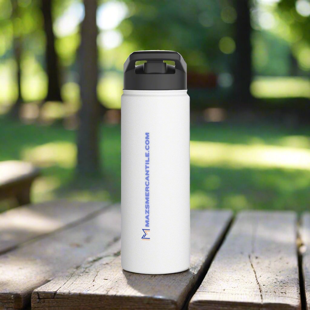 Choose Wisely Stainless Steel Water Bottle, Standard Lid