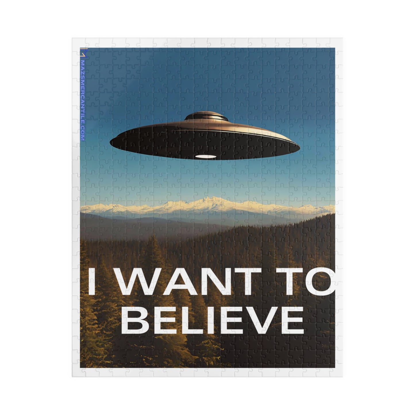 I Want To Believe Puzzle (110, 252, 520-piece)