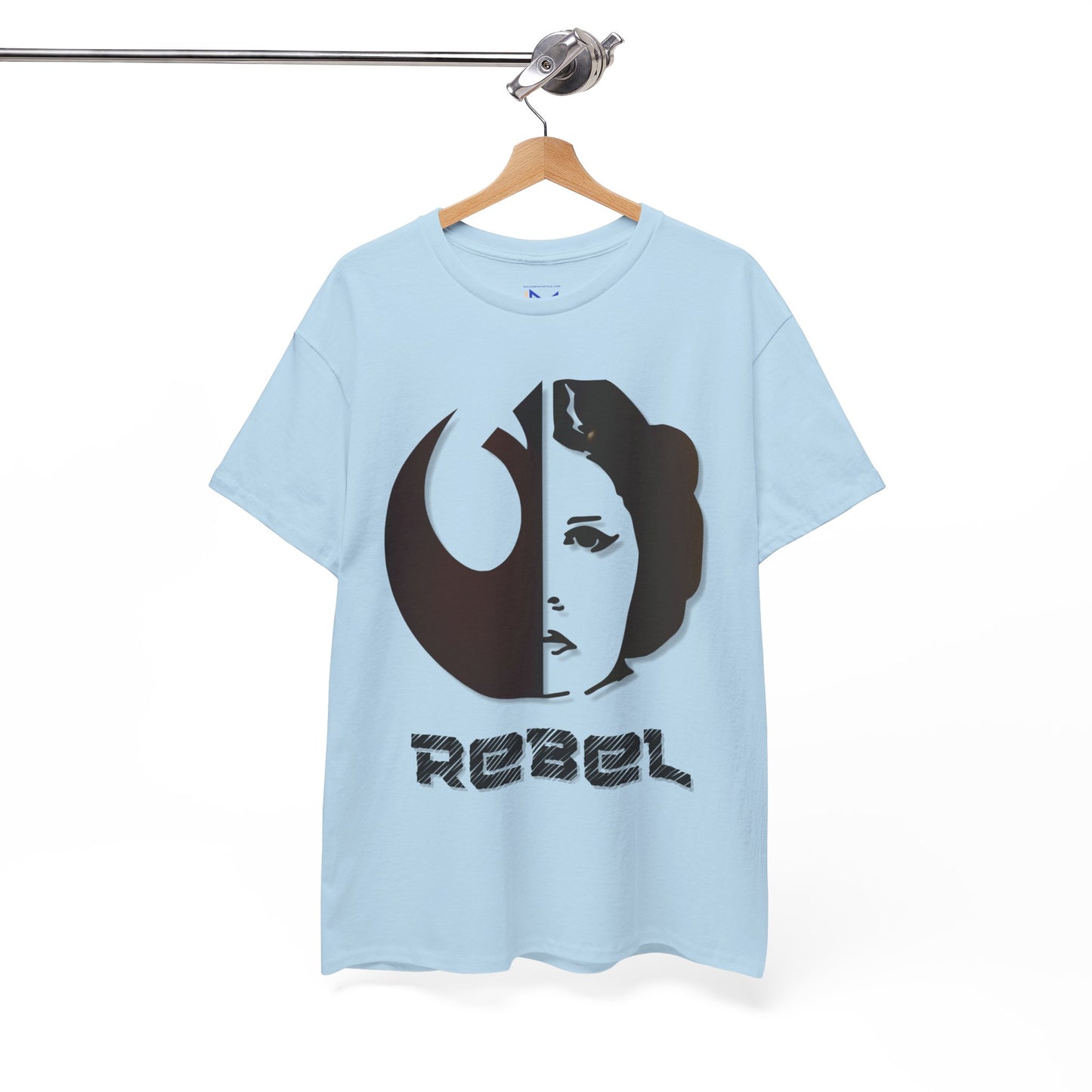 Rebel Leia Tagless Heavy Cotton Tee