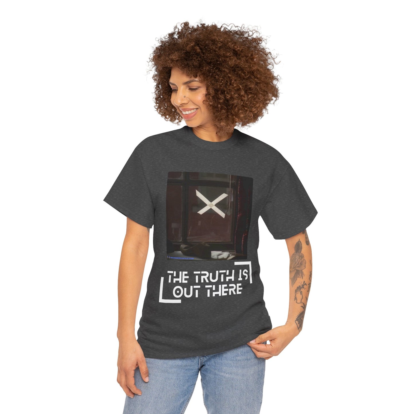 X Window Tagless Heavy Cotton Tee - Front